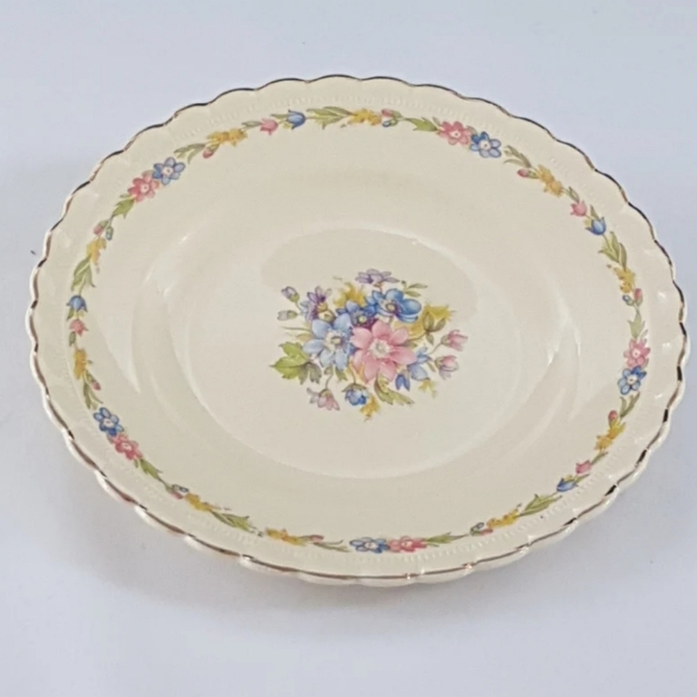 Antique J G Meakin Side Plates Set, Pattern MEK150, Made in England 1912